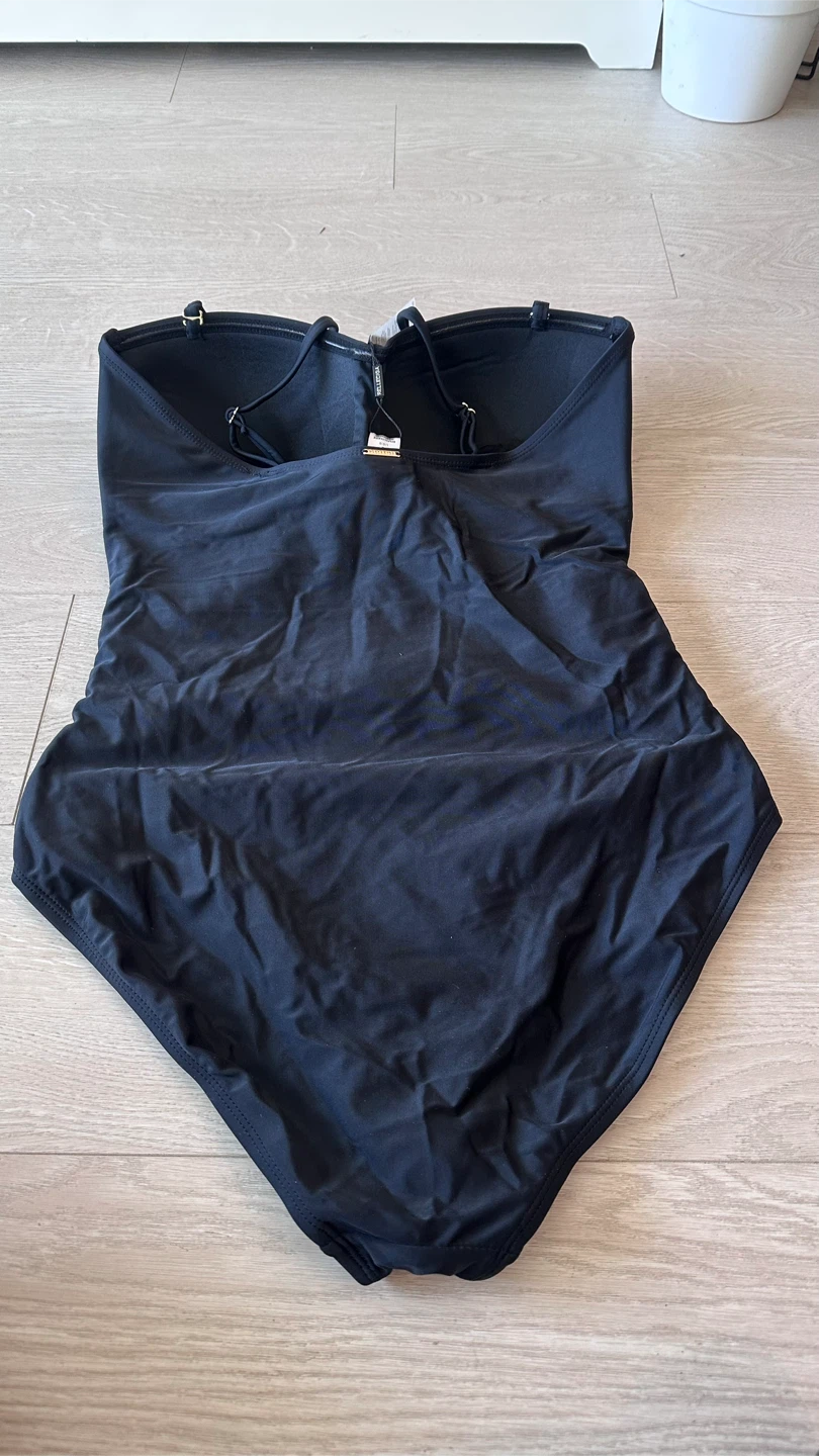 Black One-Piece Swimsuit - Size L -New - photo 2