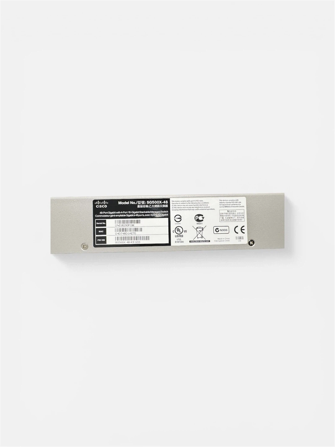 Cisco 48 Ports managed network switch - photo 5