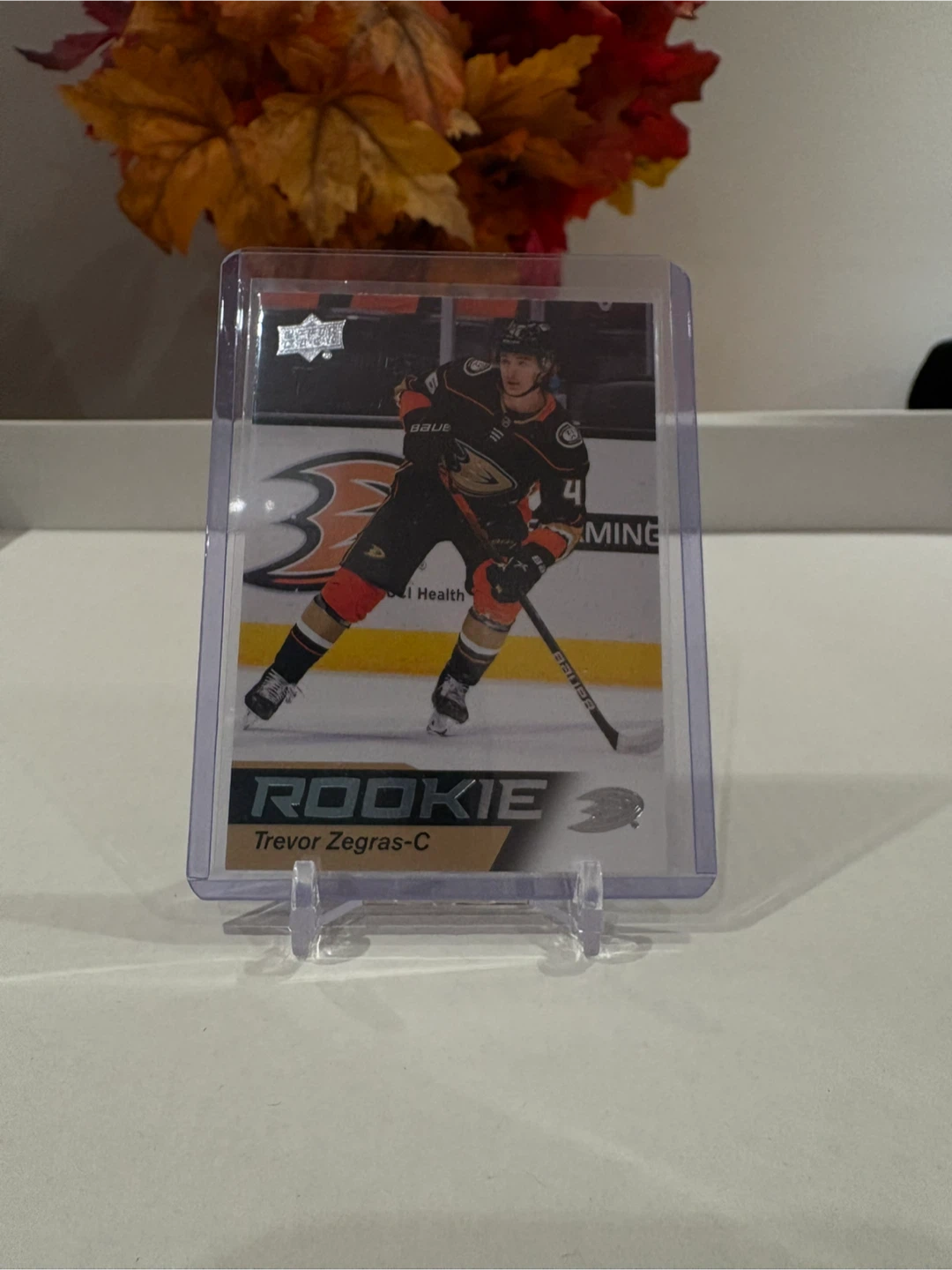 Upper Deck Trevor Zegras Rookie Hockey Card