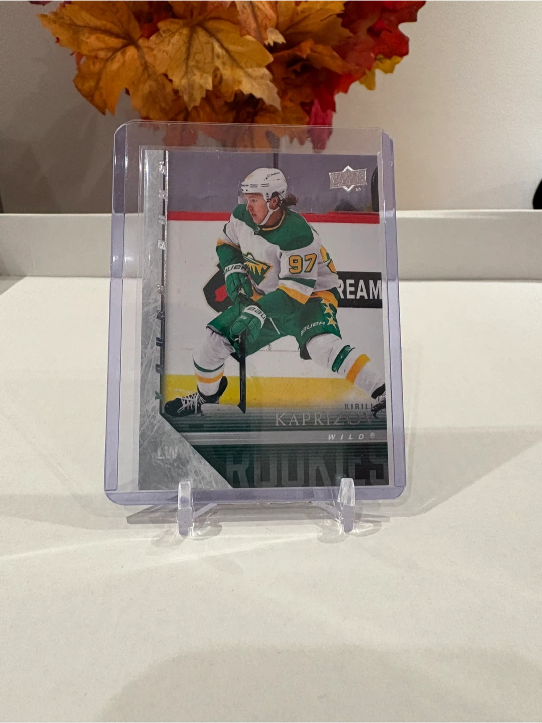 Upper Deck Kirill Kaprizov Rookie Hockey Card