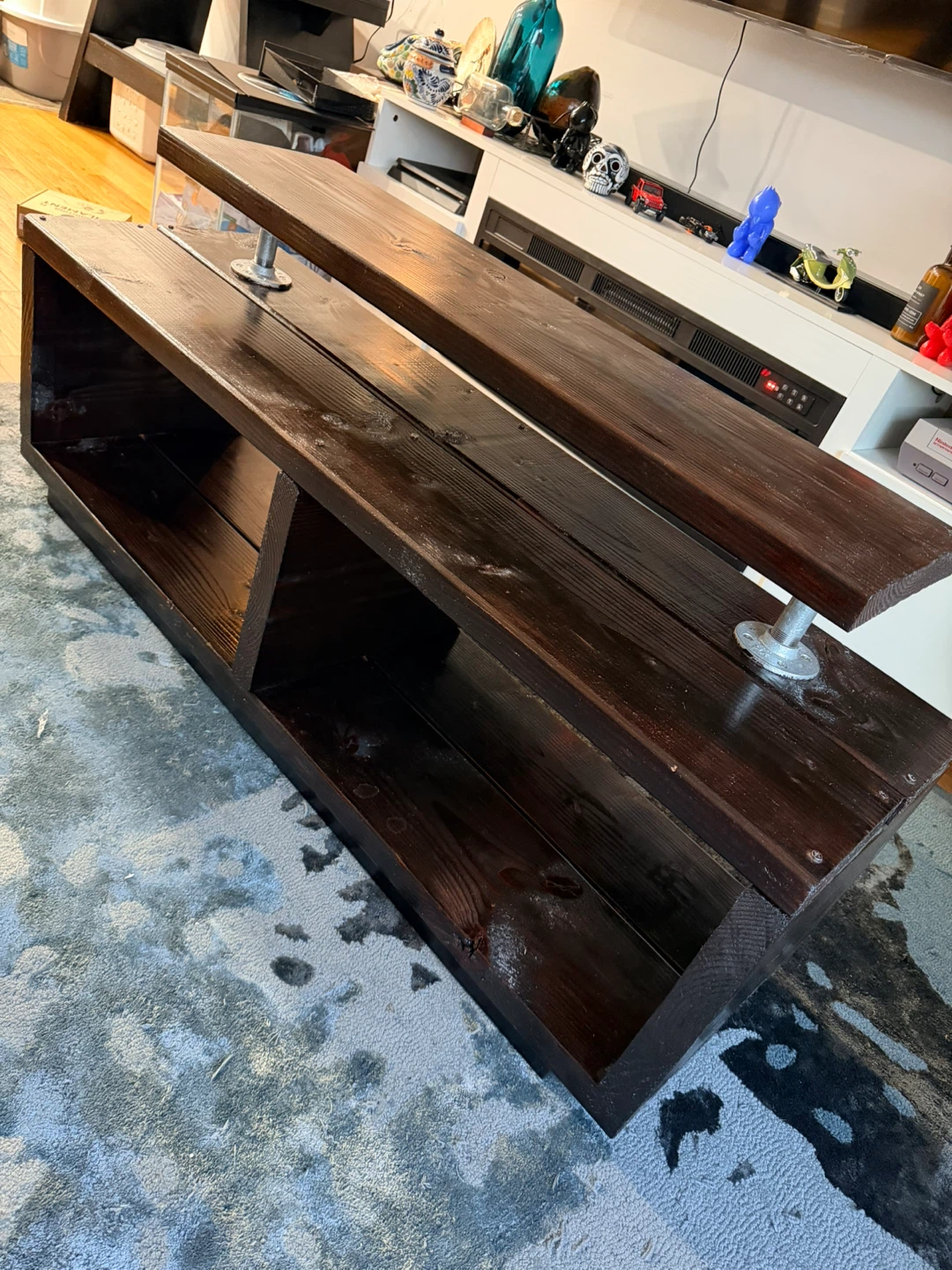 Wooden Console Table - photo 2