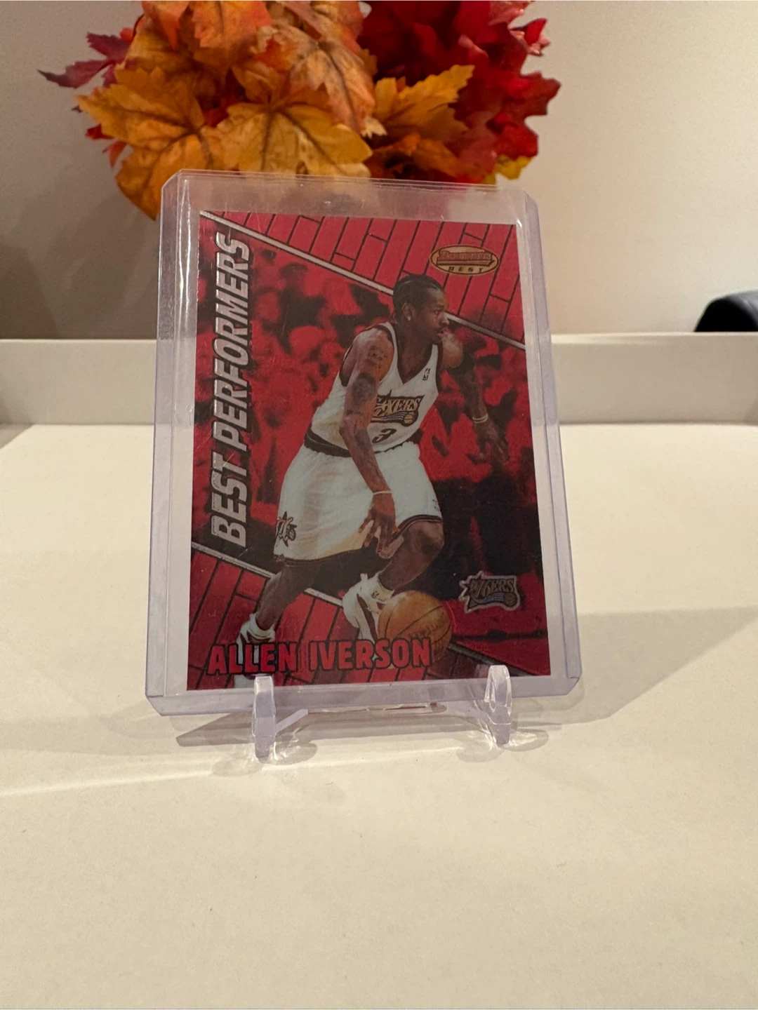 2005 Bowman Best Allen Iverson "Best Performers" Basketball Card