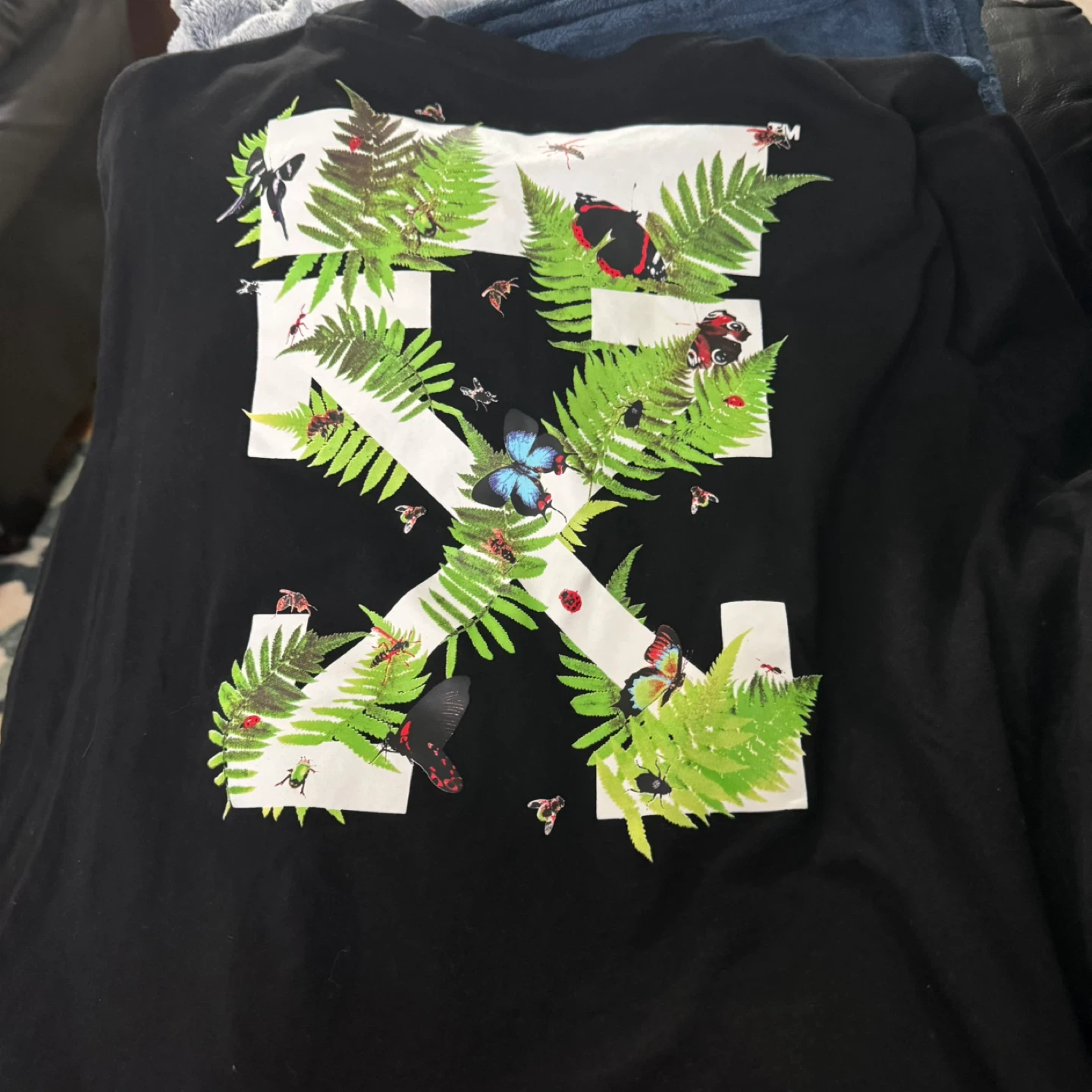 Off-White Black Butterfly Arrows T-Shirt