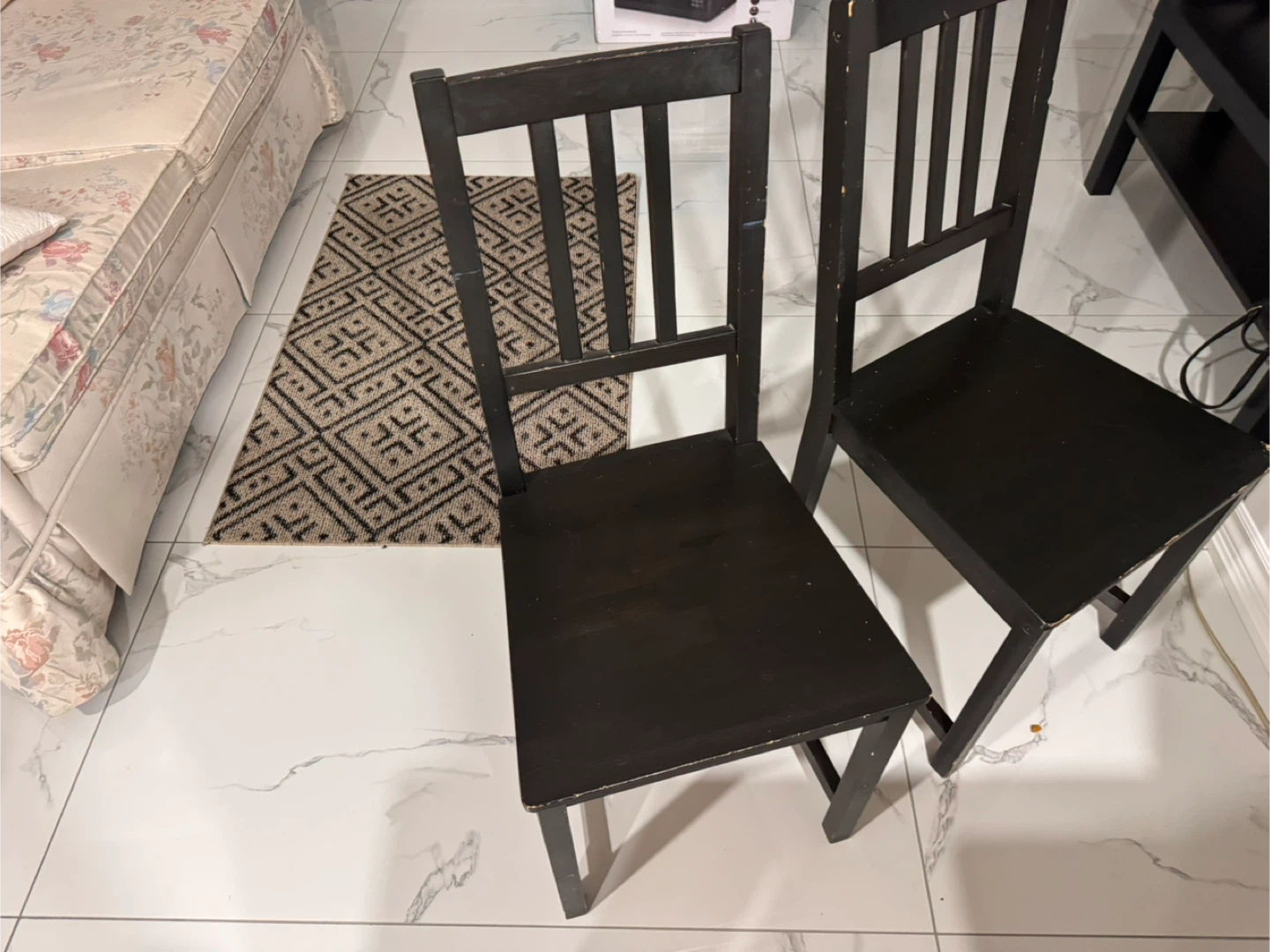 Dining table with two chairs - photo 3