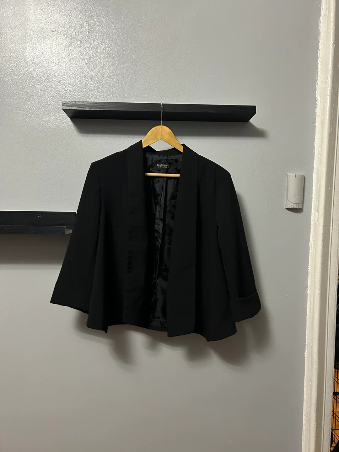 Black Label by Evan-Picone Women's Black Blazer Size 14