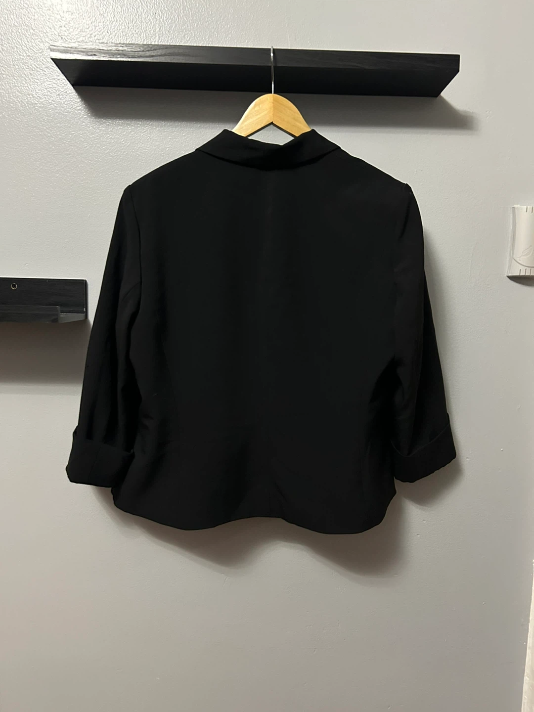 Black Label by Evan-Picone Women's Black Blazer Size 14 - photo 4