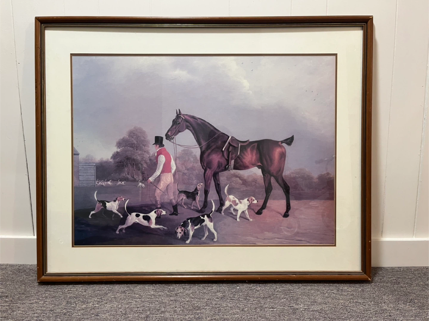Artwork + wood frame