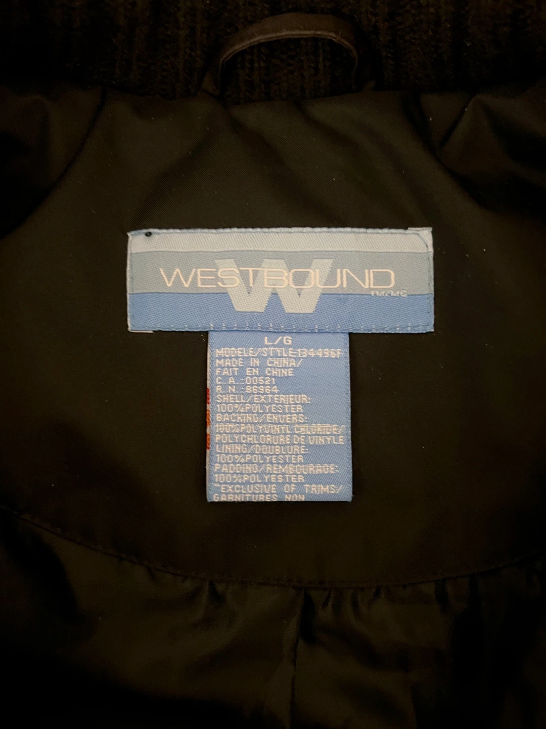 Women’s WESTBOUND Black Winter Coat - photo 3