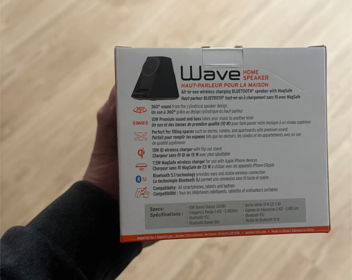 iQ Wave Bluetooth Home Speaker And Wireless Charge - photo 3