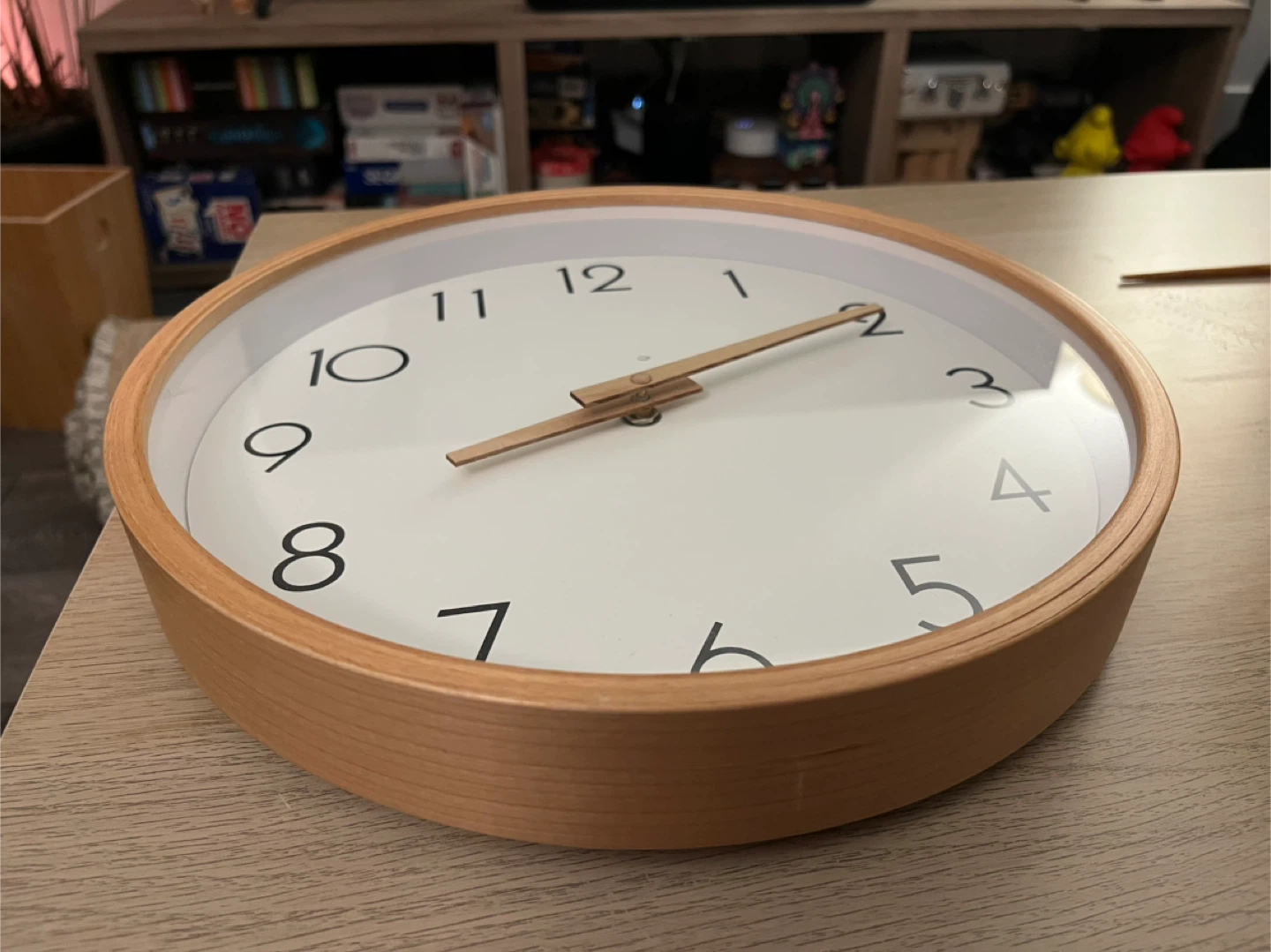 Wooden Frame Wall Clock - photo 2