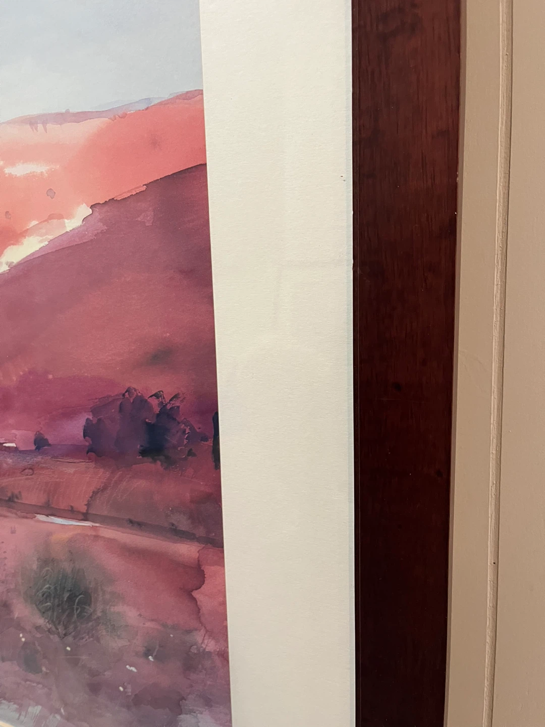 Artwork + wood frame - photo 4