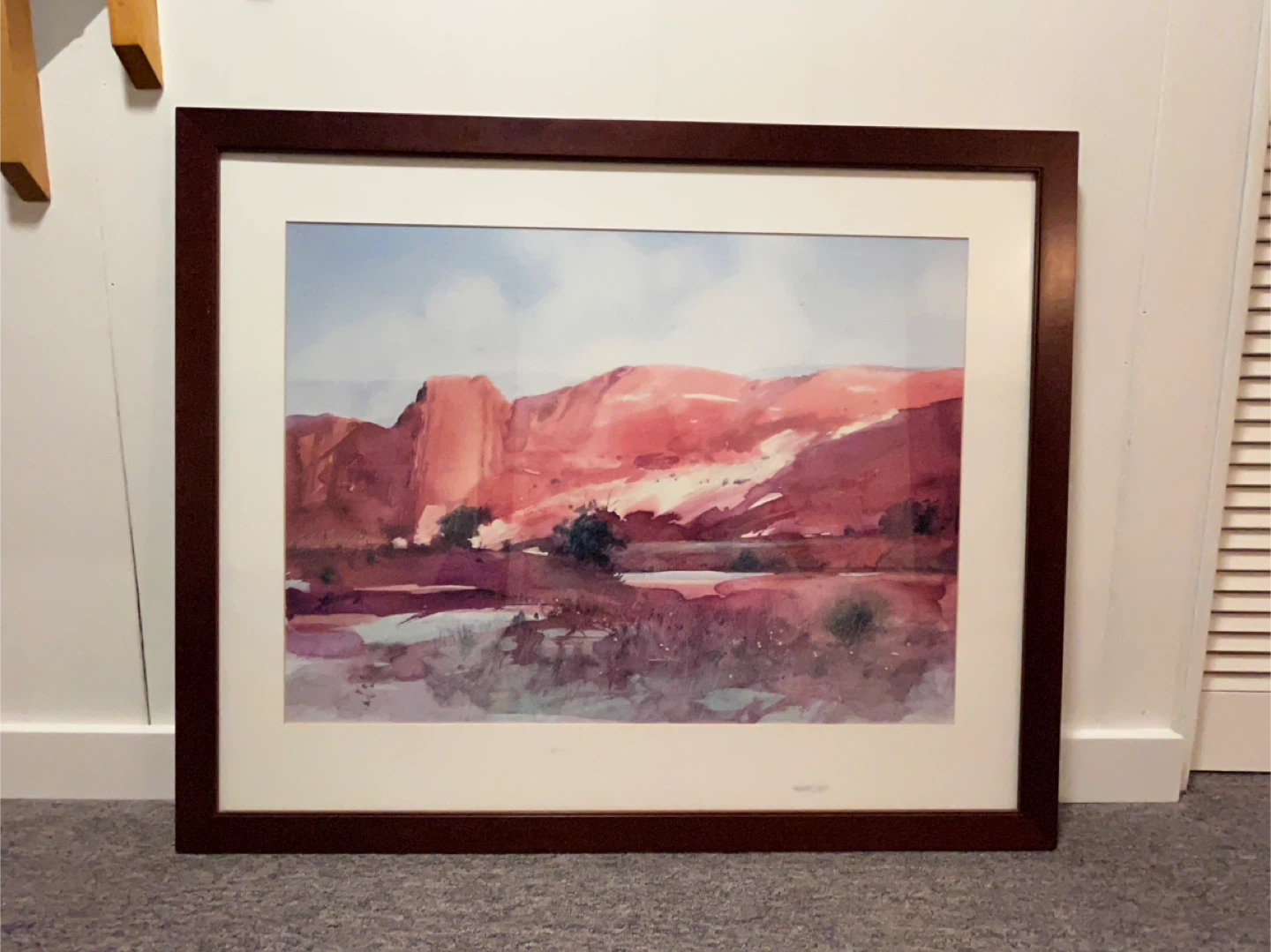 Artwork + wood frame