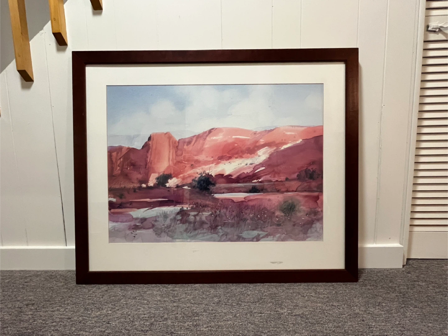 Artwork + wood frame - photo 2