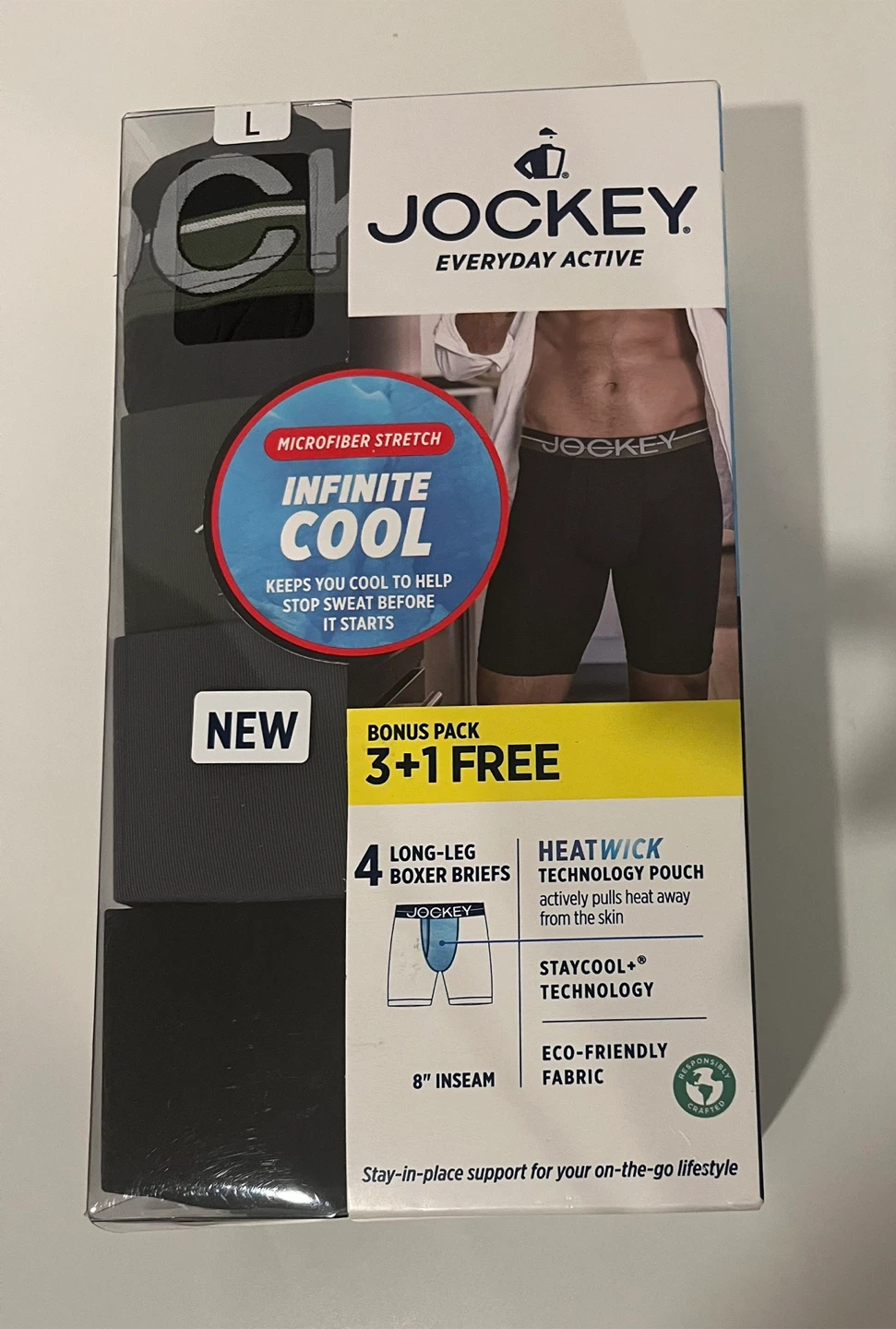 Jockey Everyday Active Boxer Briefs - Bonus Pack 3+1 Free - photo 3