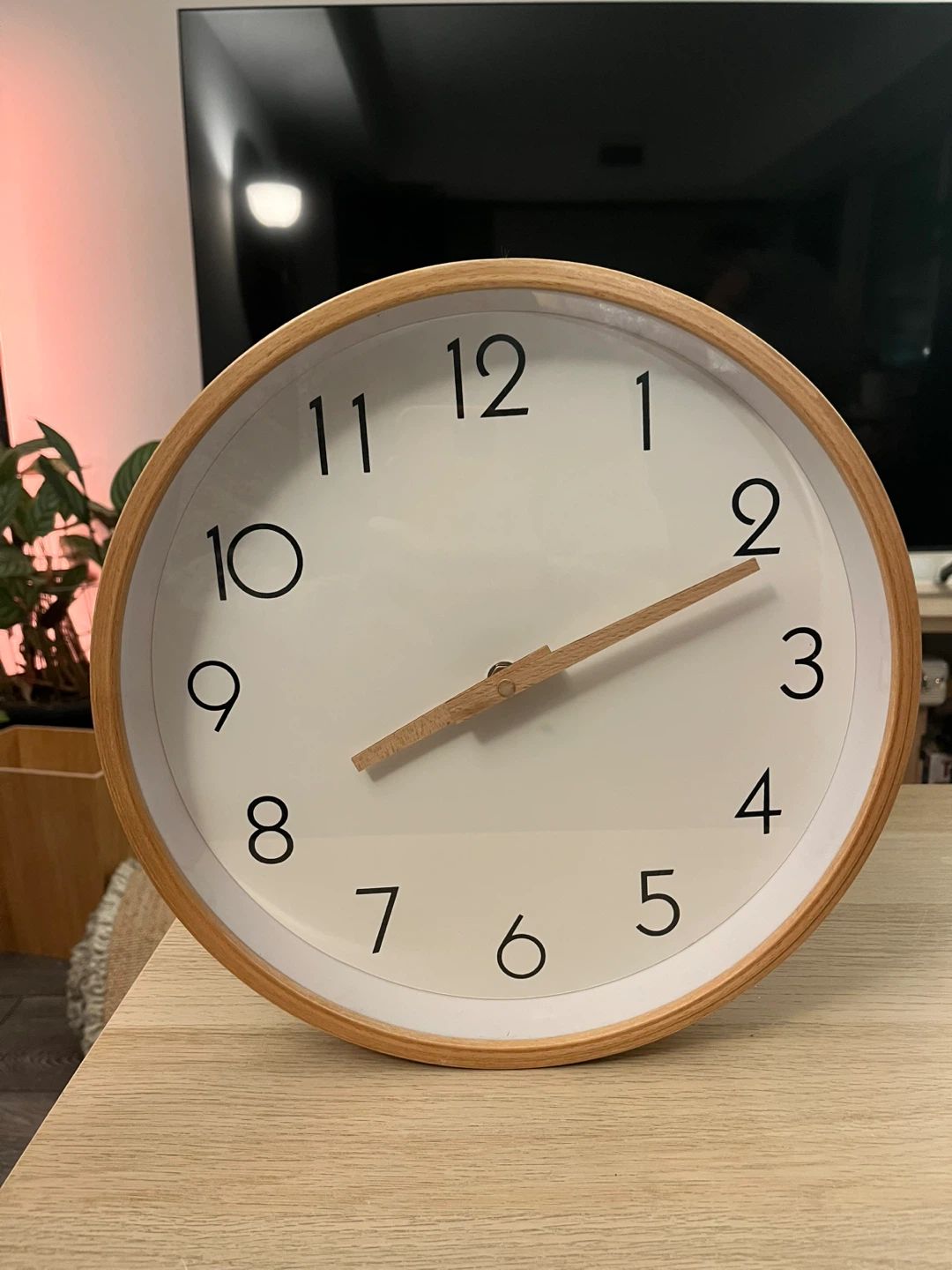 Wooden Frame Wall Clock - photo 4
