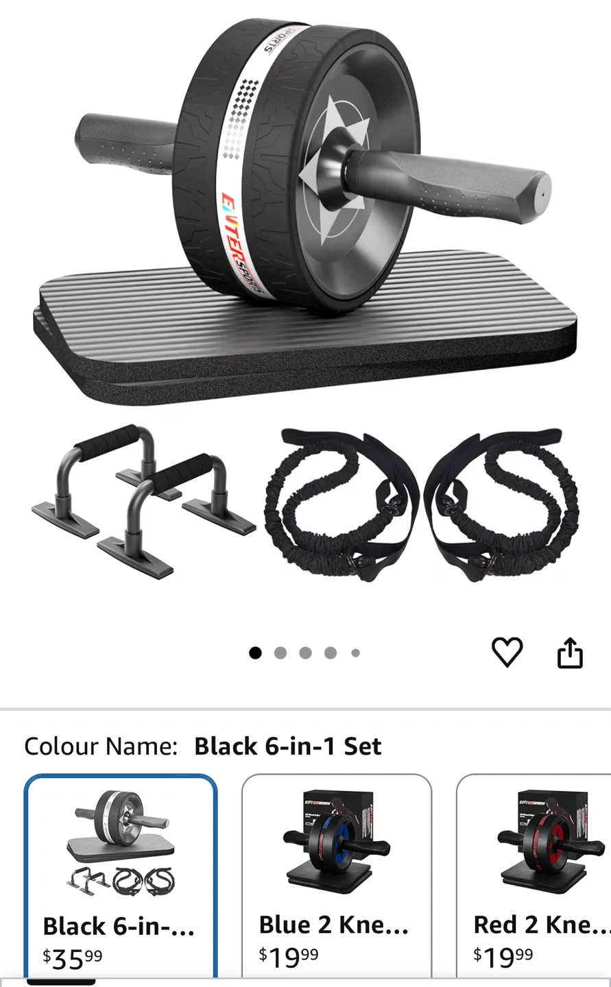 Brand new Ab roller set