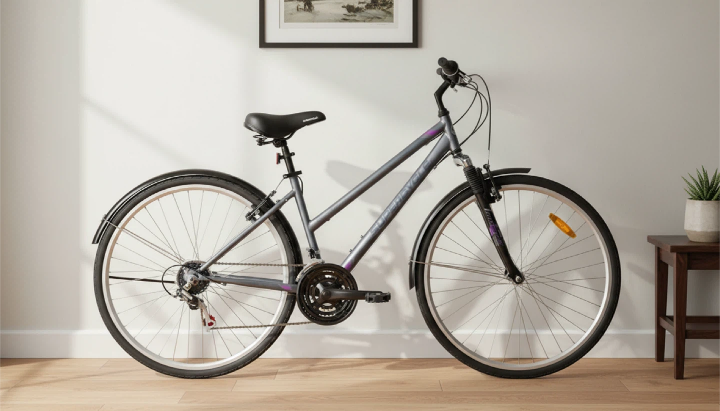 【Like New】Supercycle Solaris Hybrid Bike, 700C, Grey