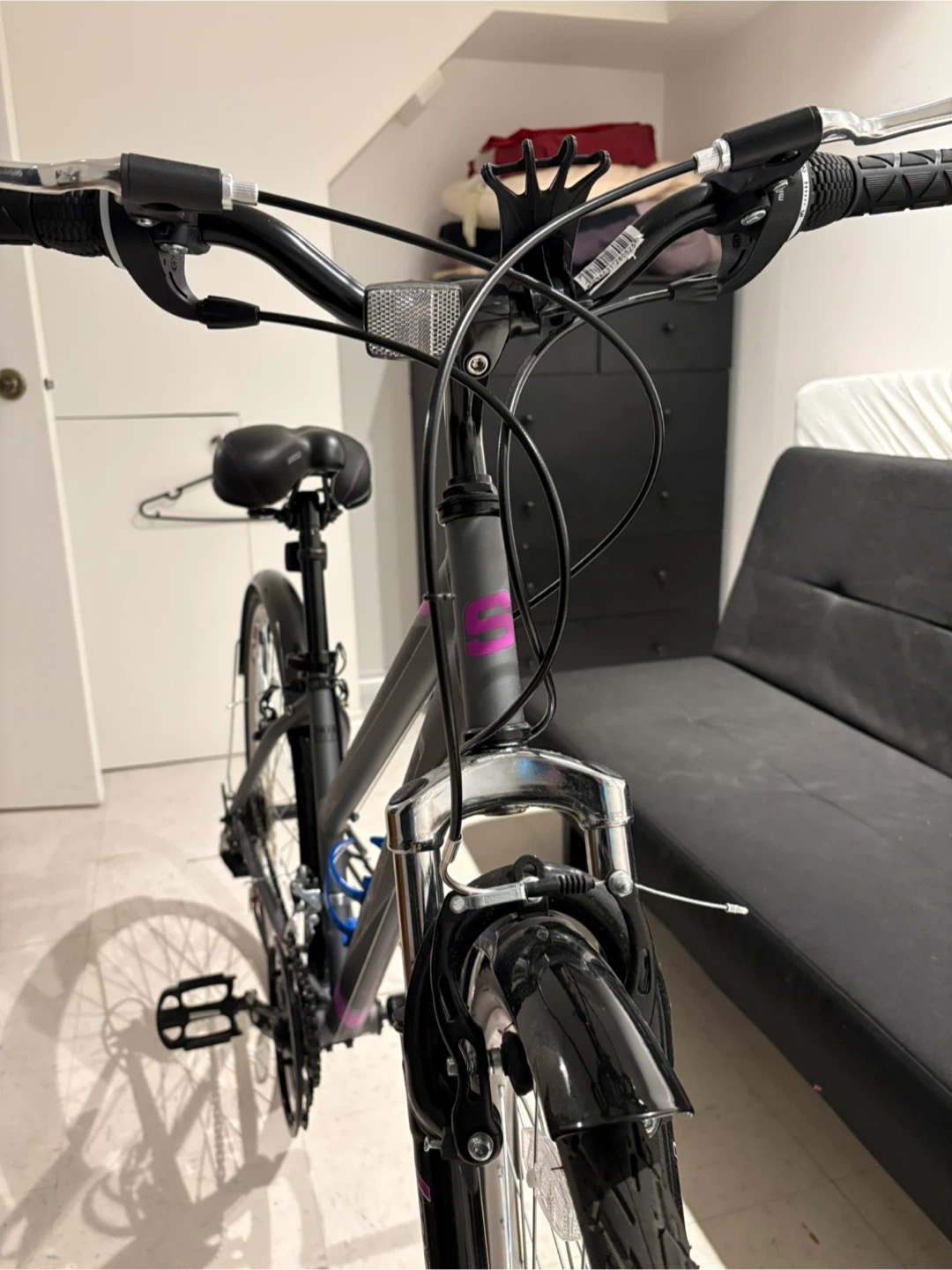【Like New】Supercycle Solaris Hybrid Bike, 700C, Grey - photo 2