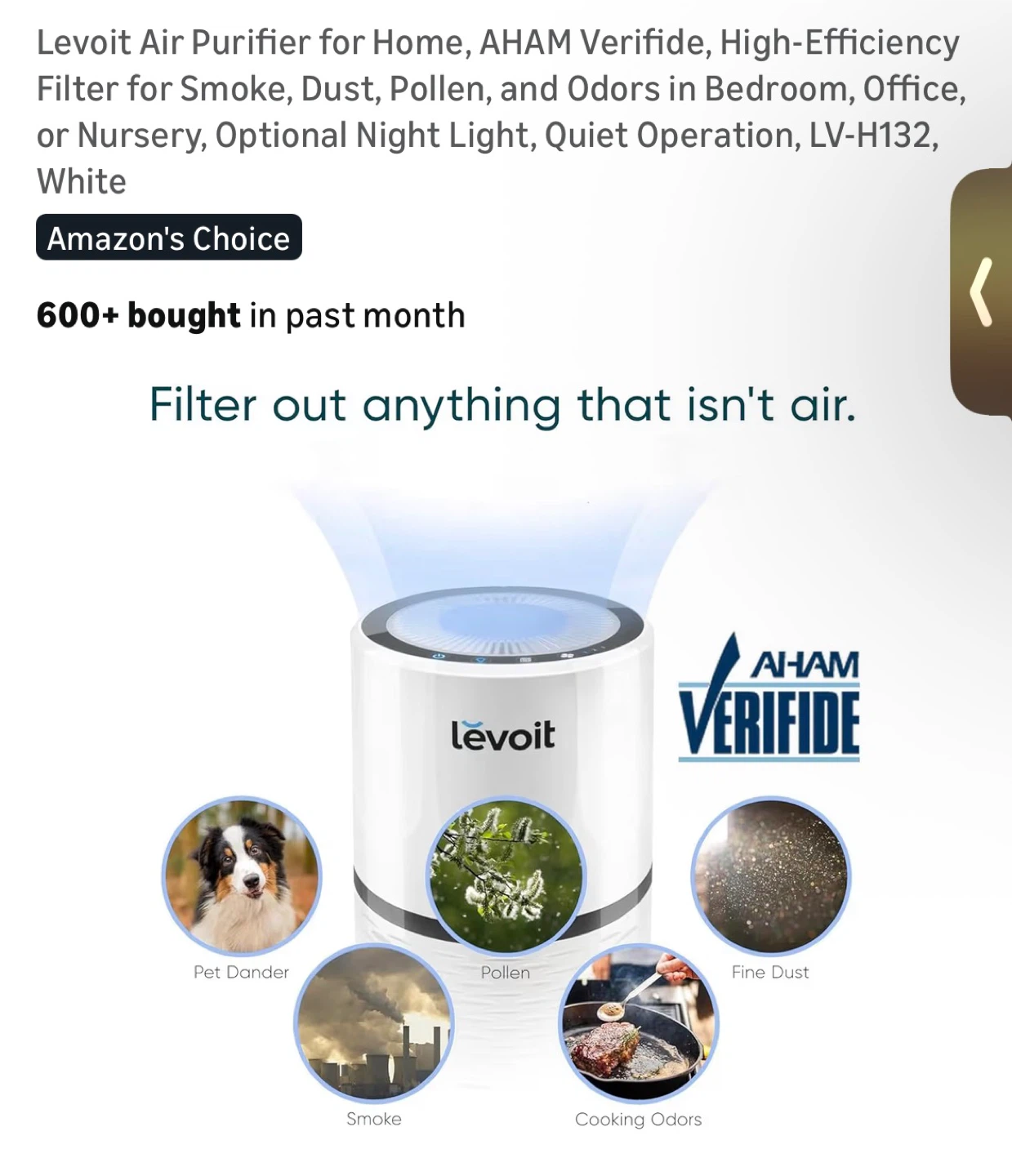 Air Purifier with Optional Night Light - photo 3