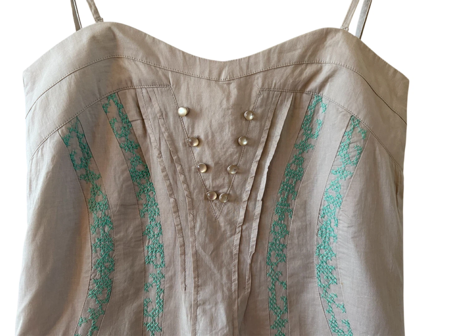 2Two Embroidered Drop-Waist Mini Dress - photo 3