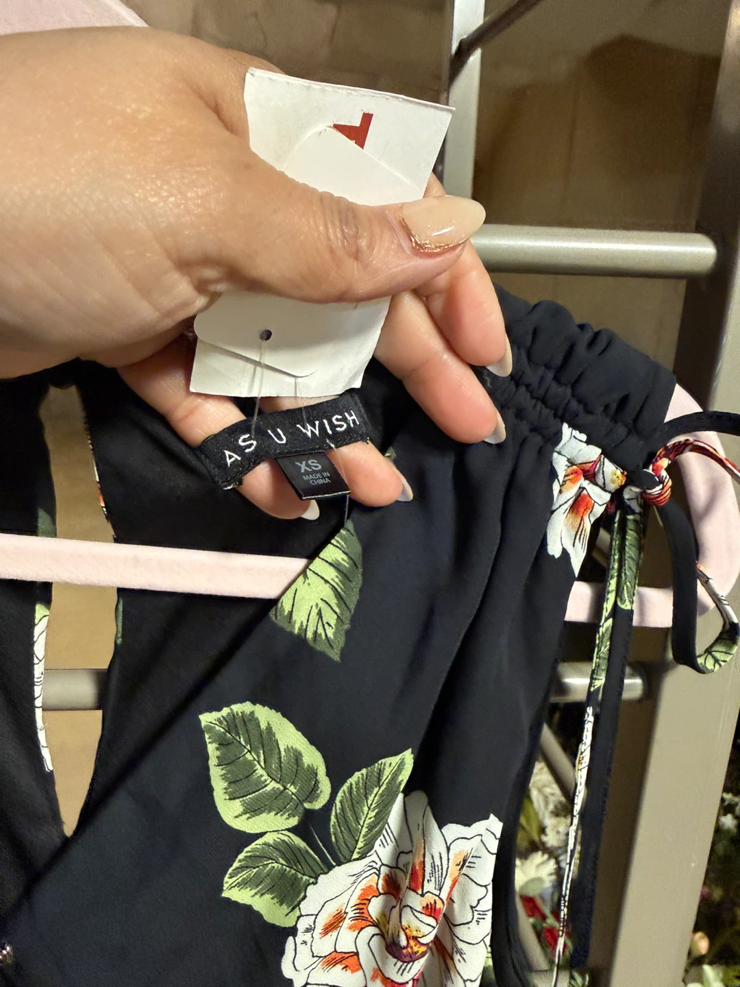 AS U WISH Floral Print Jumpsuit XS - photo 5