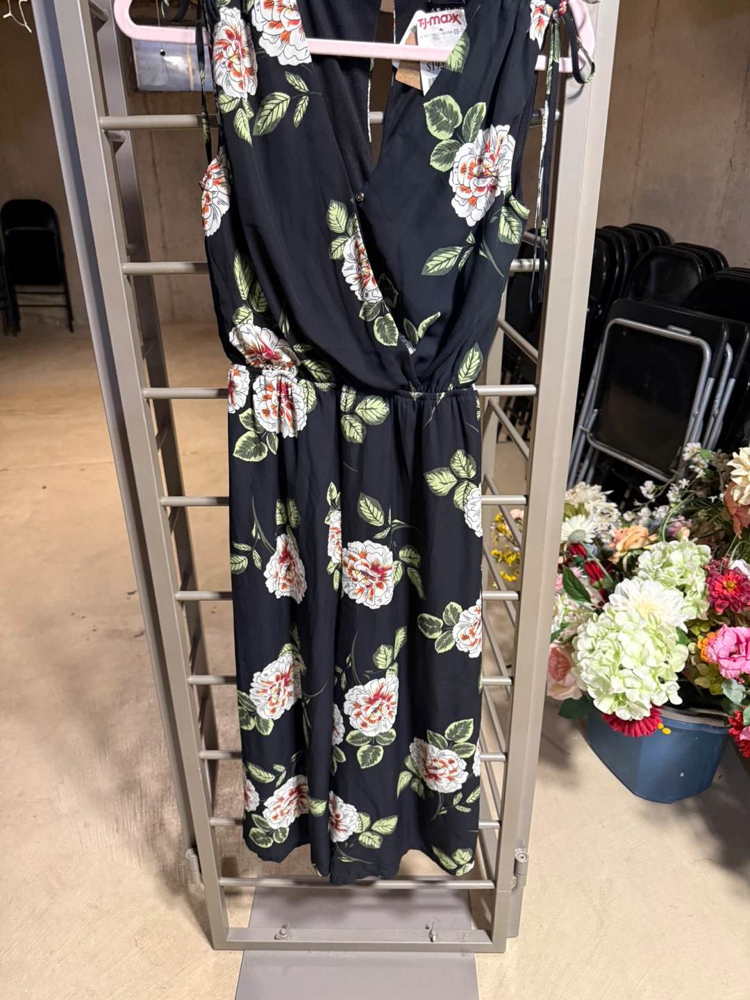 AS U WISH Floral Print Jumpsuit XS - photo 3