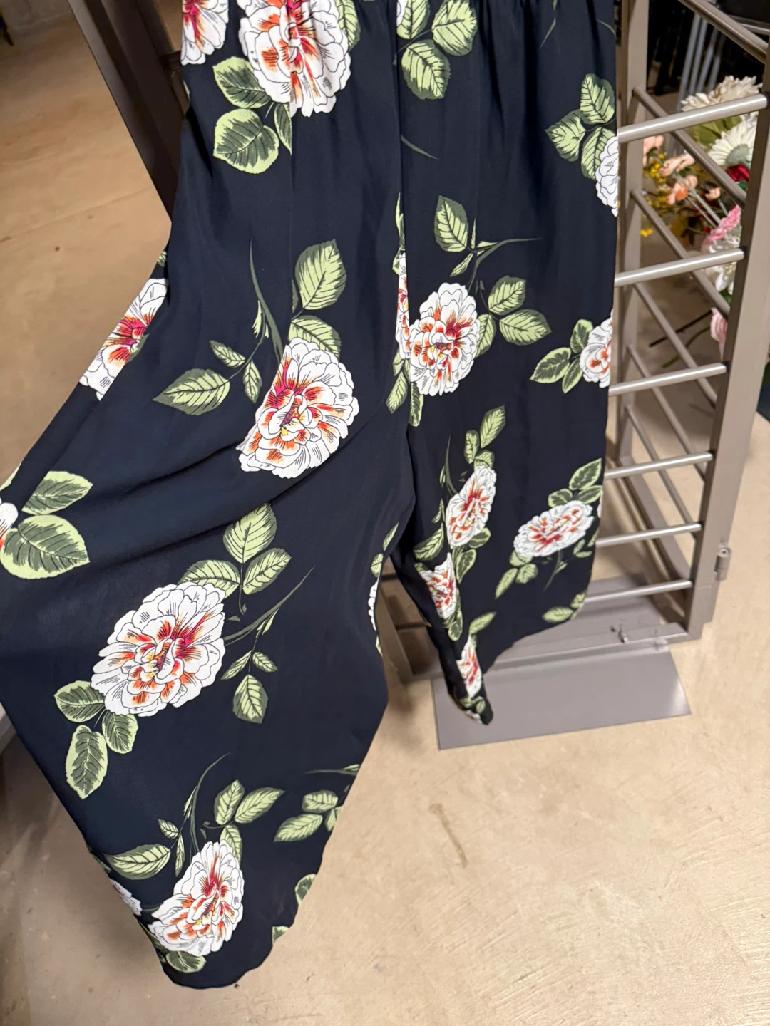 AS U WISH Floral Print Jumpsuit XS - photo 4