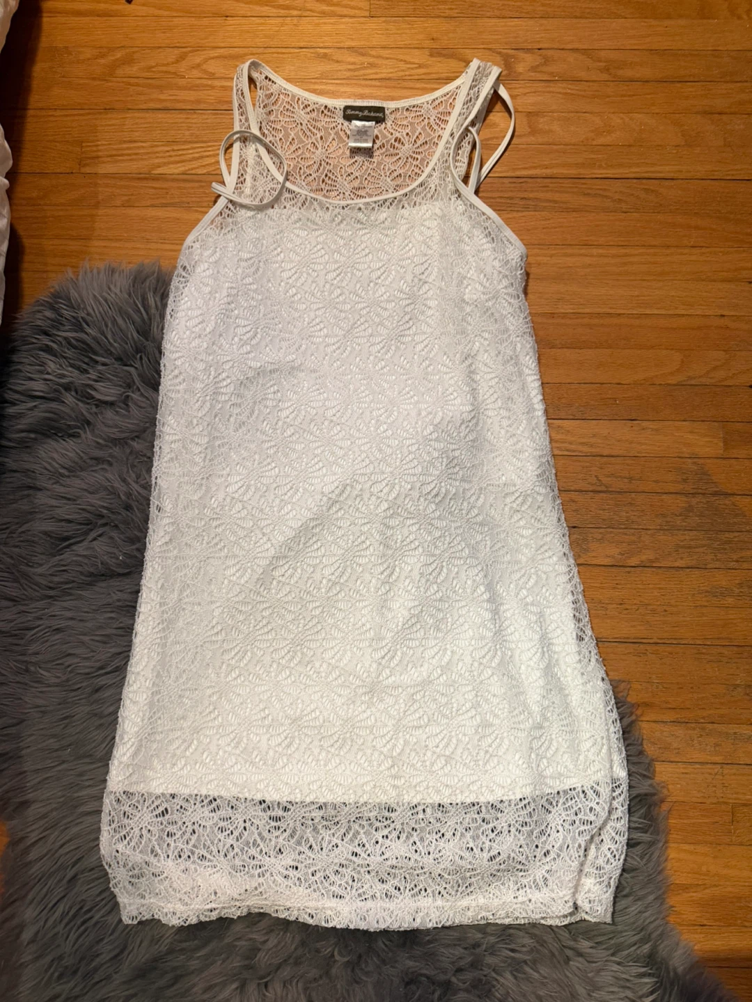 Tommy Bahama White Lace Tank Top