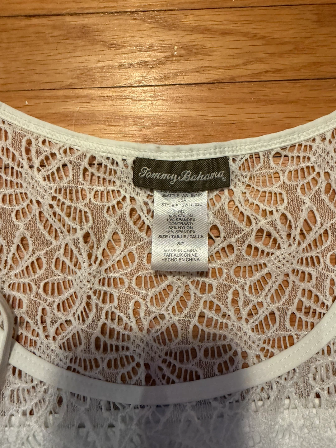 Tommy Bahama White Lace Tank Top - photo 2