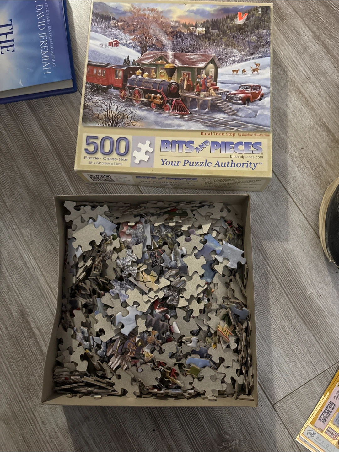 Bits and Pieces 500 Piece Puzzle - Rural Train Stop - photo 2
