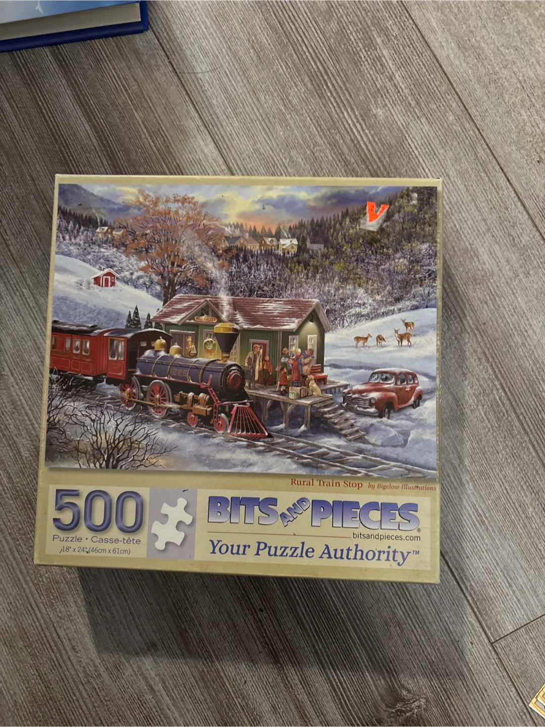 Bits and Pieces 500 Piece Puzzle - Rural Train Stop