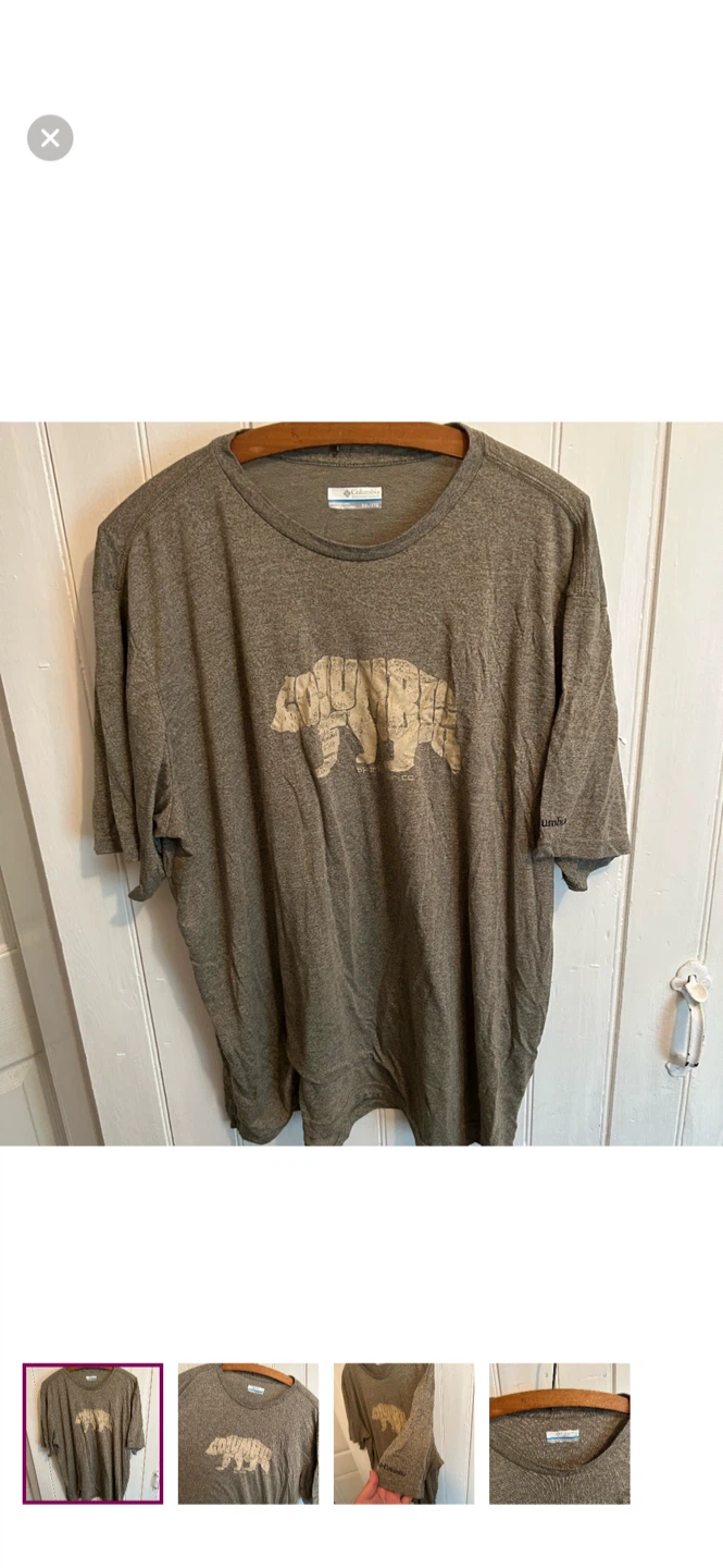 Columbia Bear Graphic T-Shirt XX-Large