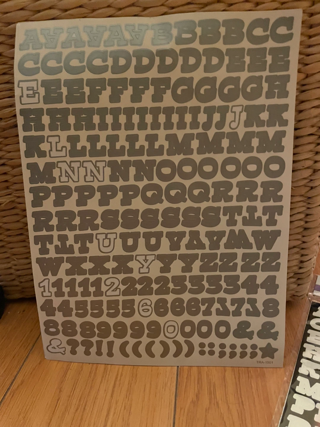 Forever in Time Alphabet & Number Stickers 🥕 - photo 3