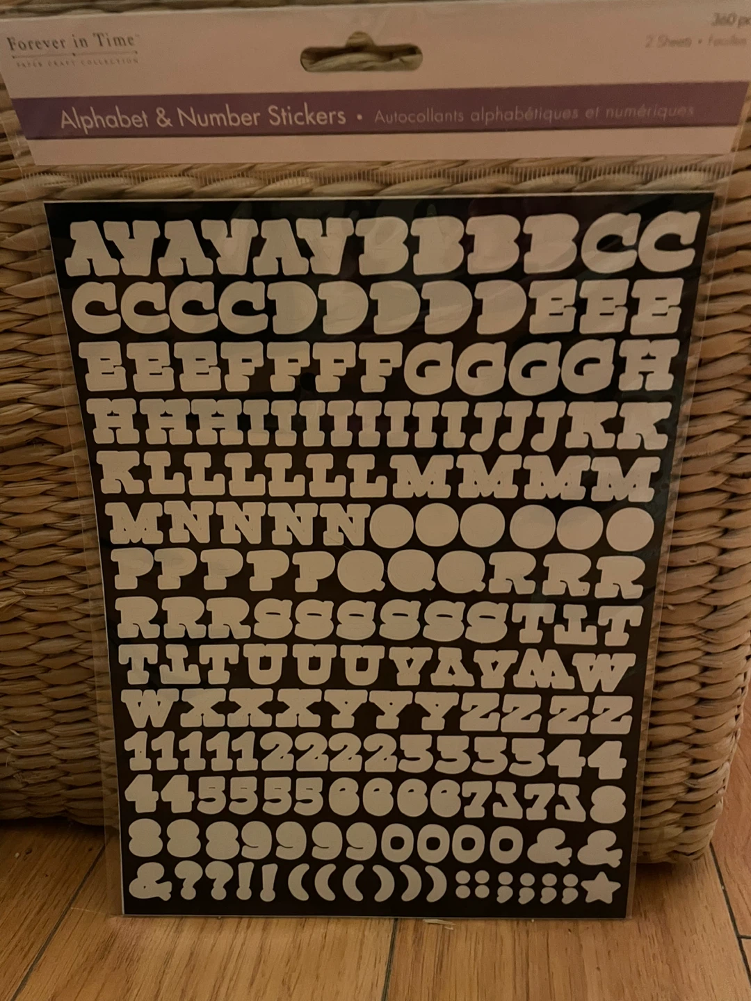 Forever in Time Alphabet & Number Stickers 🥕 - photo 2