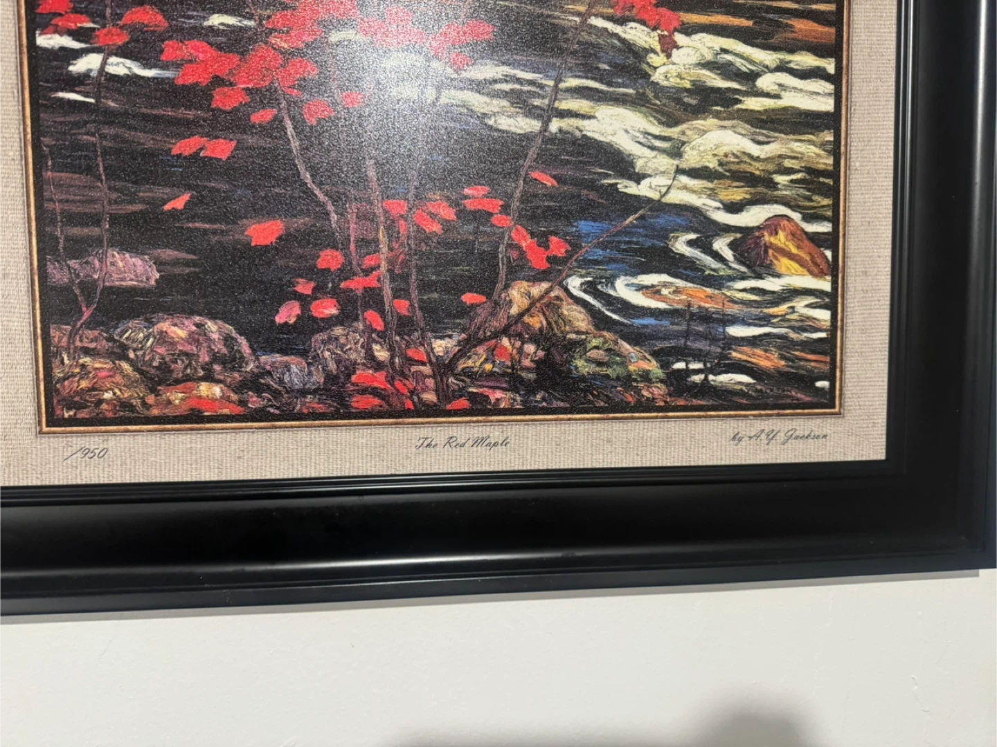 The Red Maple Framed Art Print - photo 2