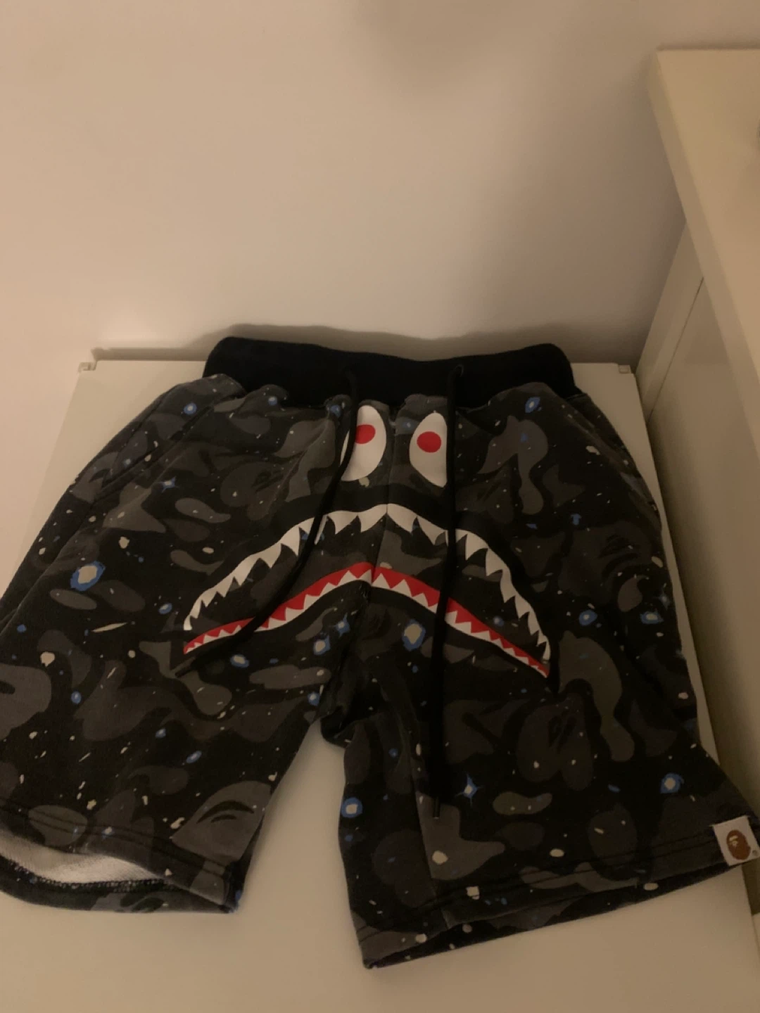 BAPE Shark Print Shorts