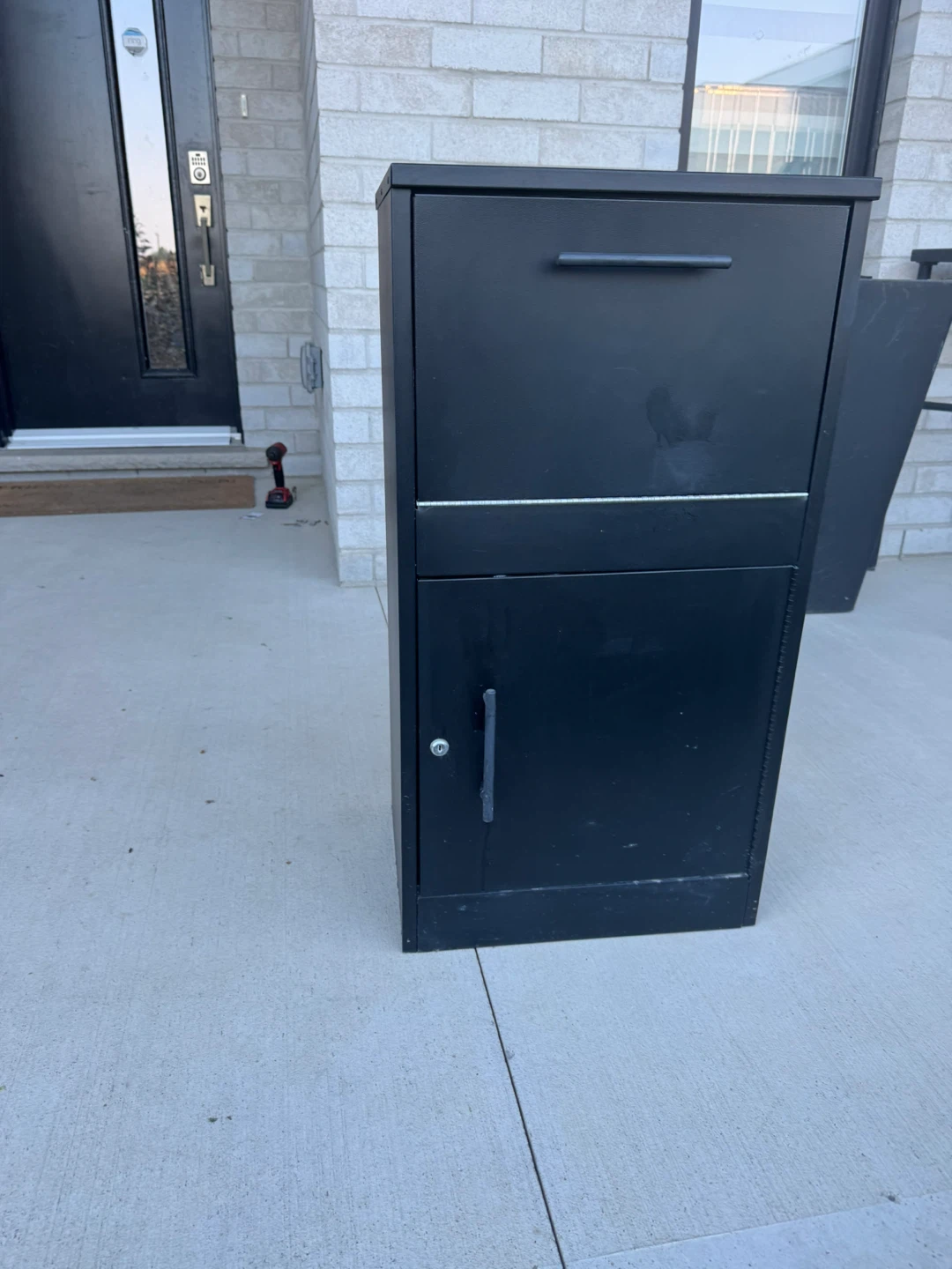 Black Mailbox Parcel Drop Box - photo 2