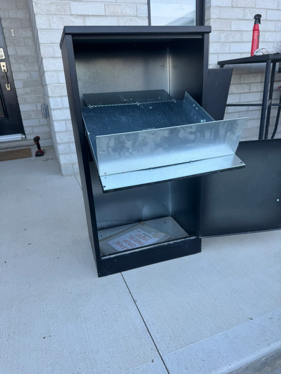 Black Mailbox Parcel Drop Box - photo 4