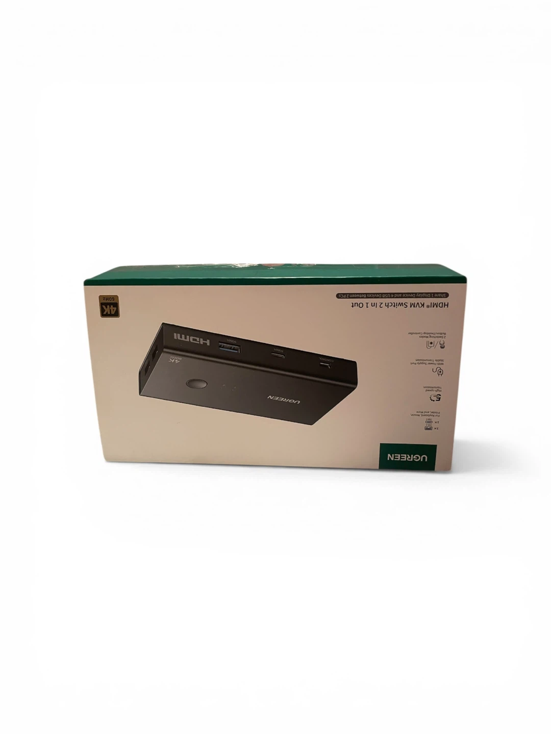 UGREEN HDMI KVM Switch 2 en 1 Out 4K - photo 4