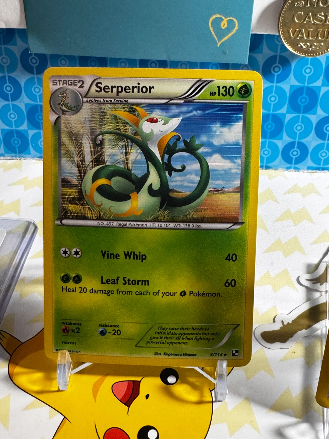 Pokemon Trading Cards - Serperior and Eevee - photo 3