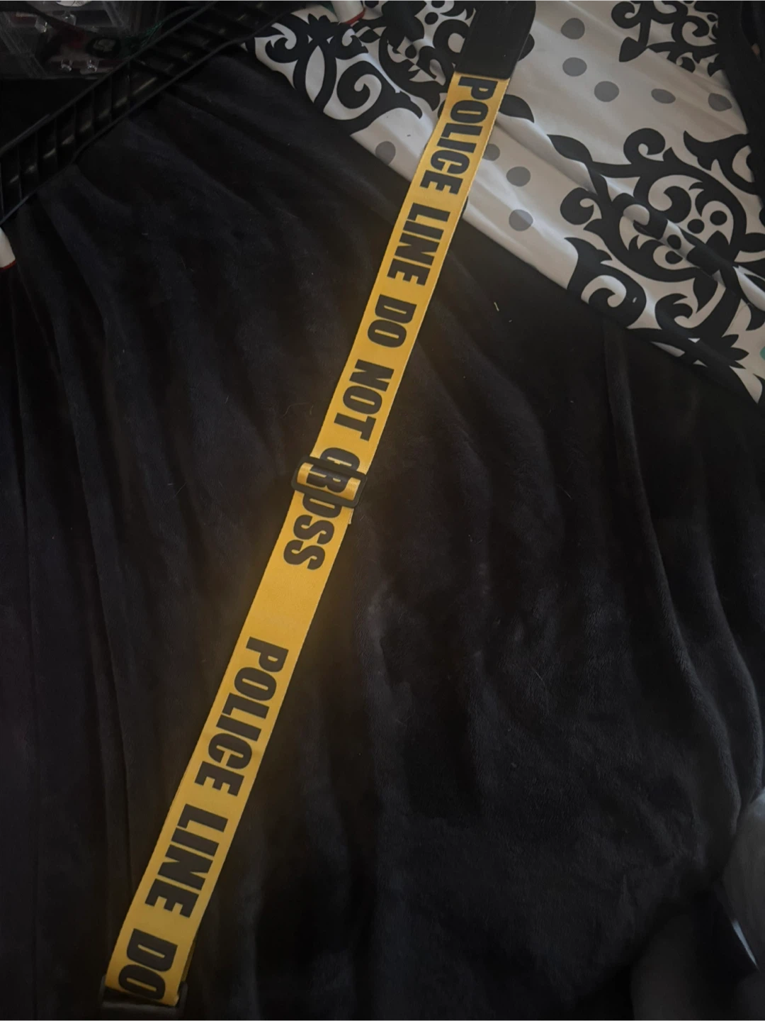 Police Line Do Not Cross Guitar Strap - photo 2