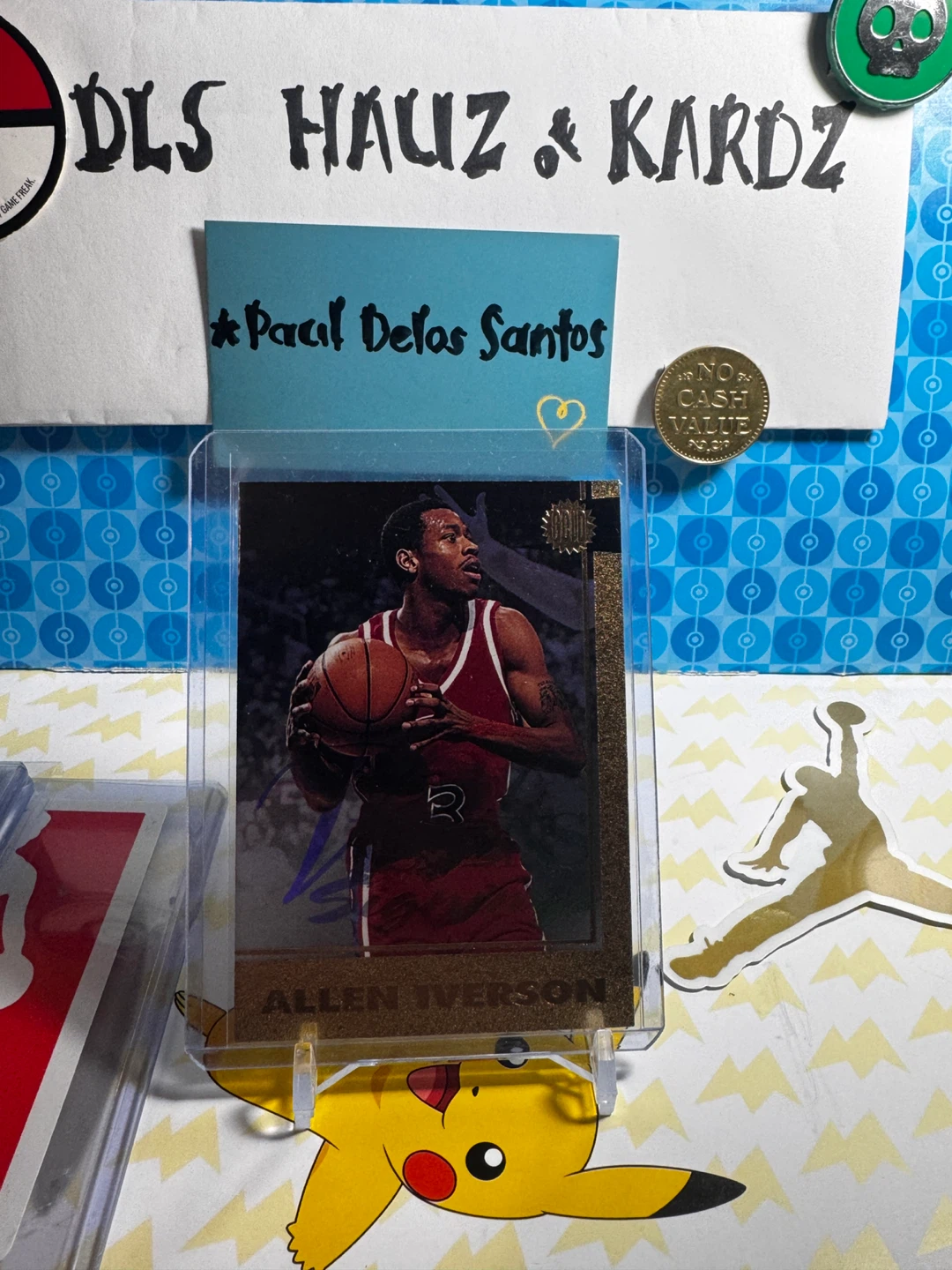 Allen Iverson Autographed Basketball Card