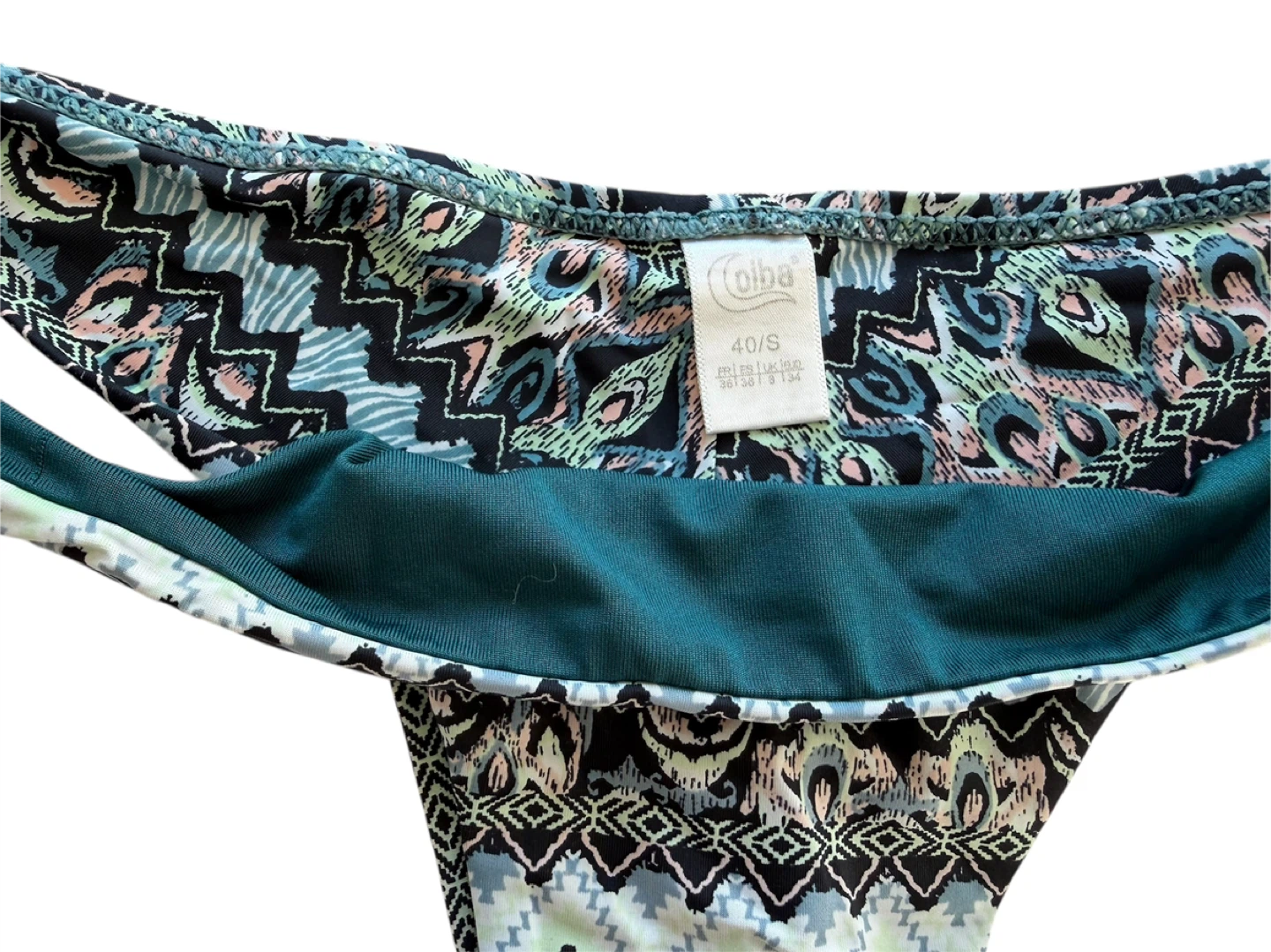 🥕Coiba Ethnic Low-Rise Tie-Side Brazilian Bikini Bottom - photo 4