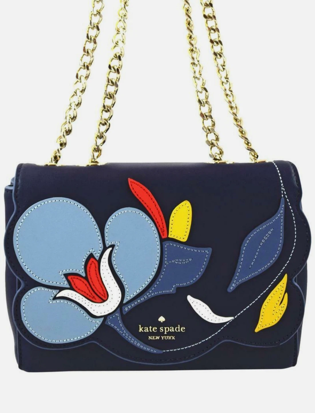 Kate Spade New York Floral Chain Shoulder Bag