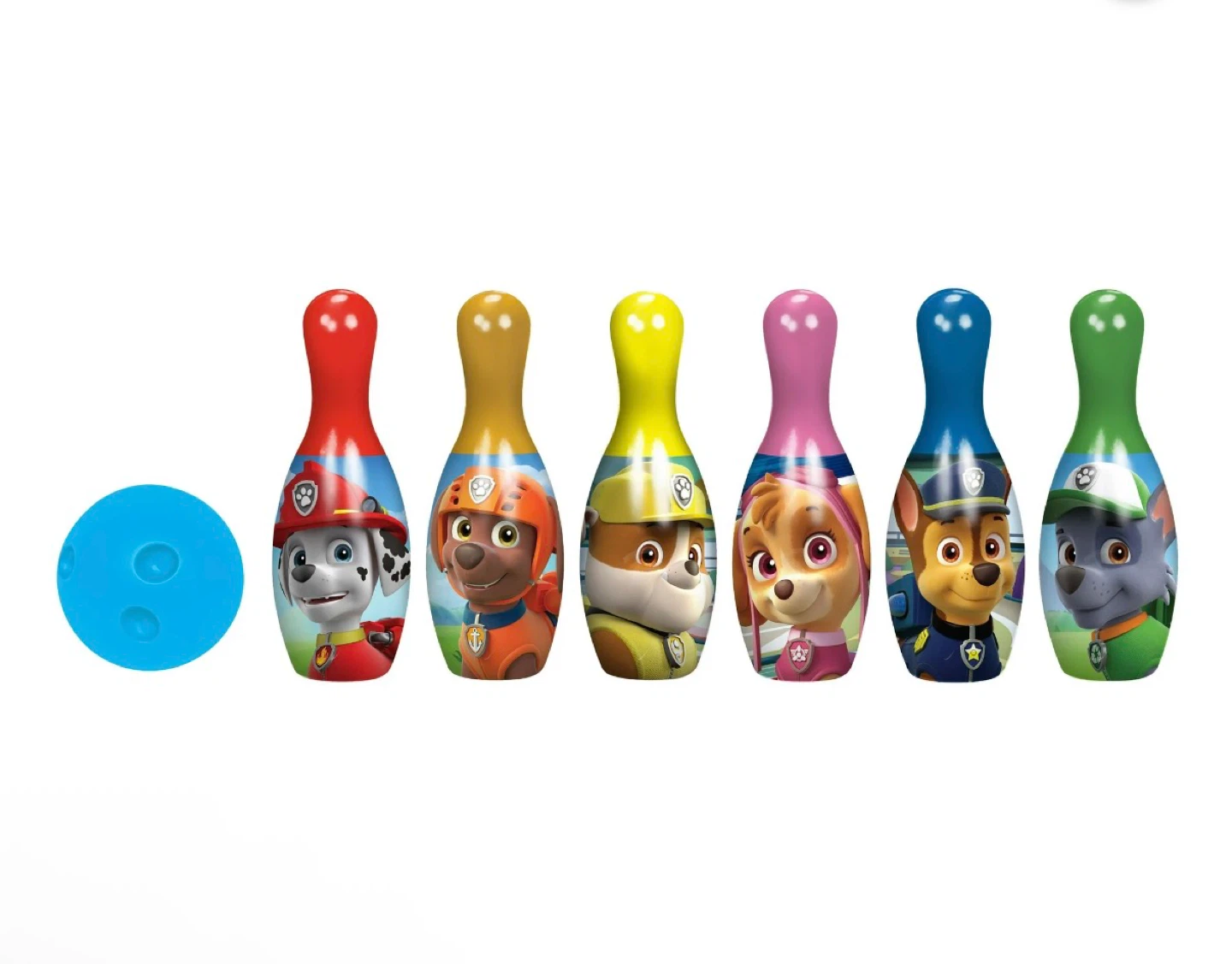 Nickelodeon Paw Patrol Bowling Set with 6 Pins and 1 Ball - photo 3