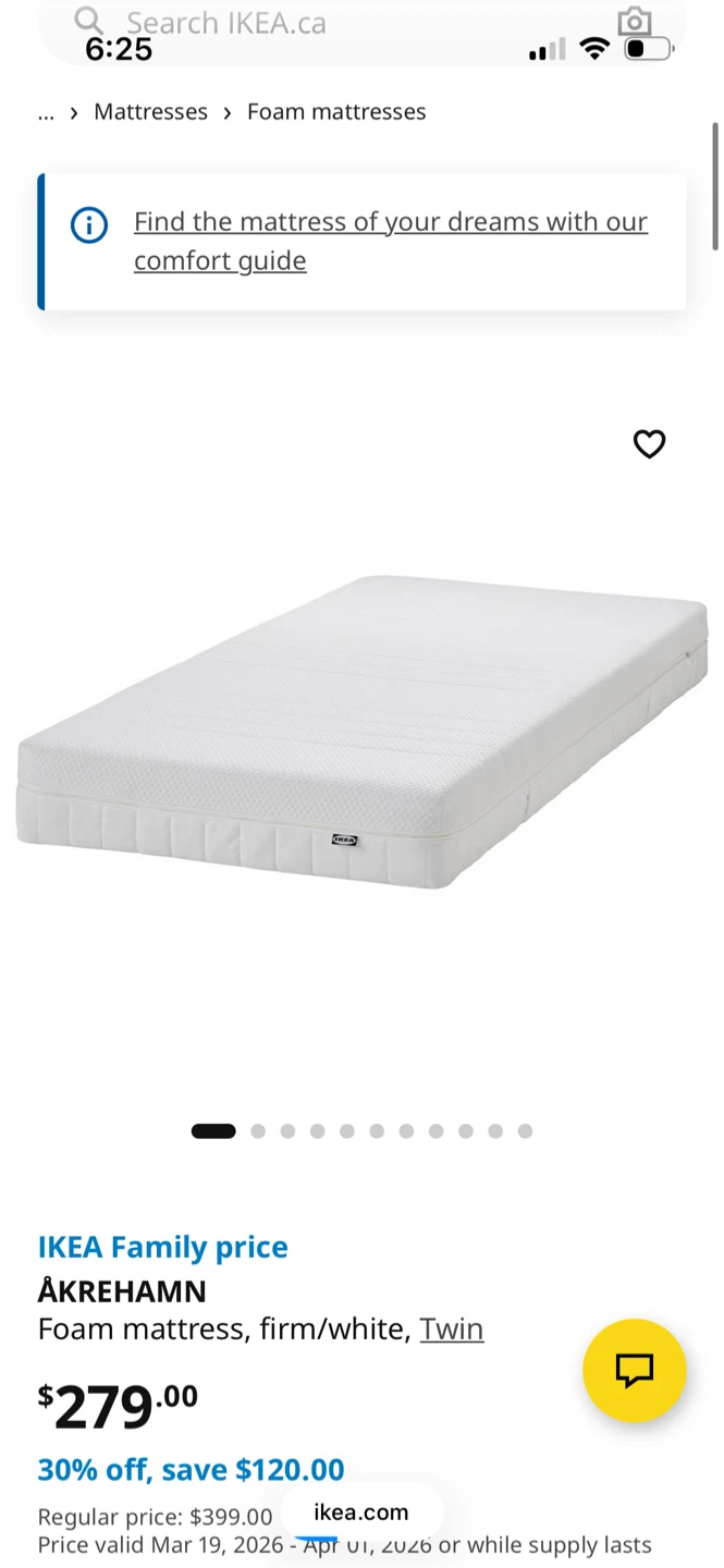 Twin frame and mattress - photo 2