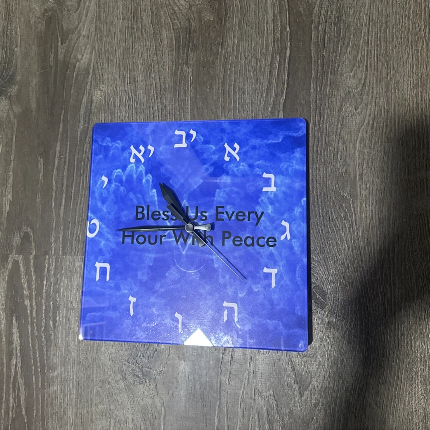 Reloj de pared Azul