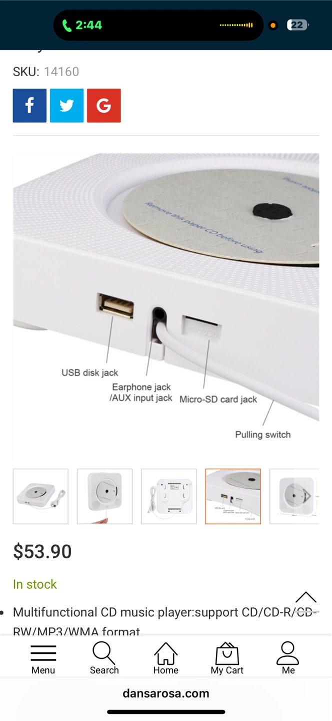 Retekess TR609 Portable Wall CD Player - photo 4