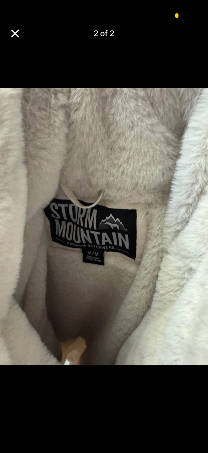 Storm Mountain Women's Beige Parka Jacket Size M - photo 2