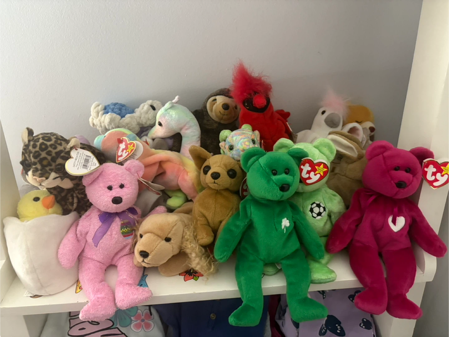 Collection of Ty Beanie Babies Plush Toys